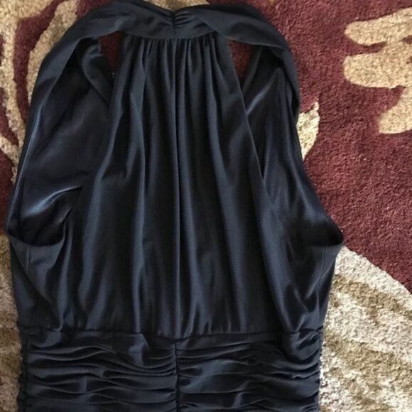 NWOT. Black Evan-Pecone Cocktail Evening Dress - Picture 7 of 7